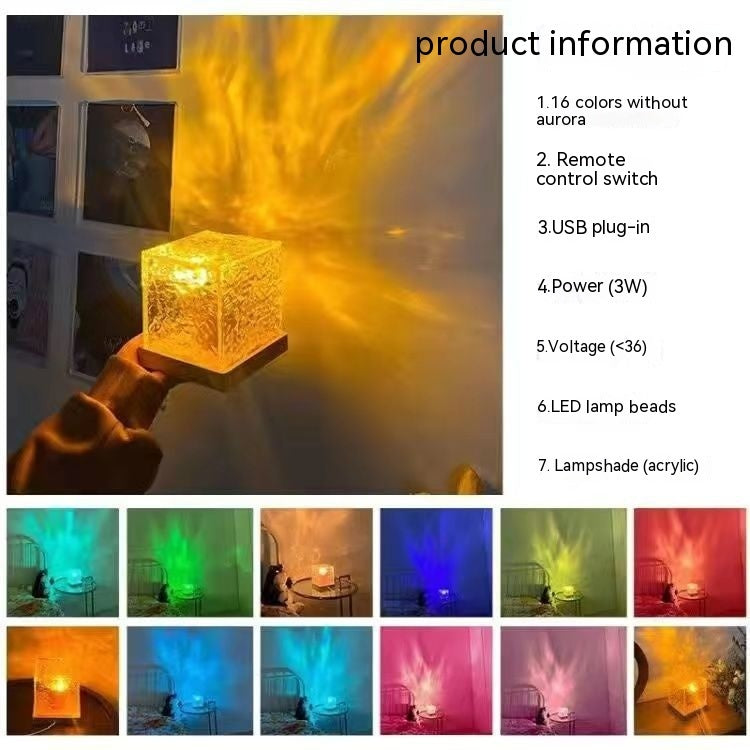16-Color RGB Crystal Lamp